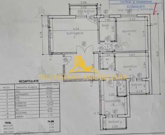 Apartament 3 camere Ploiești - poza 18