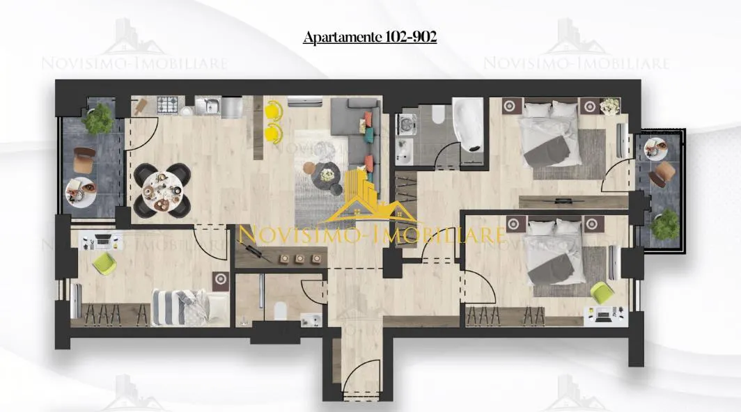 Apartament 4 camere Ploiești - poza 1