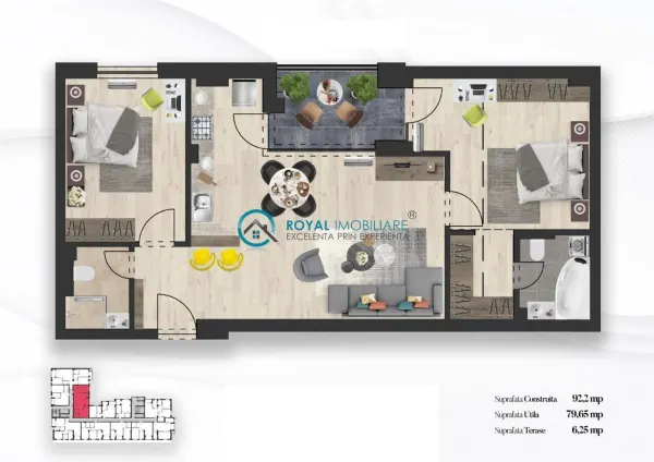 Apartament 3 camere Ploiești - poza 1