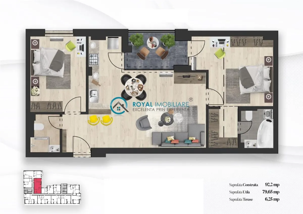 Apartament 3 camere Ploiești - poza 1