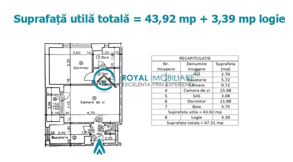 Apartament 2 camere Ploiești - poza 8