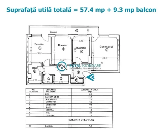 Apartament 3 camere Ploiești - poza 12