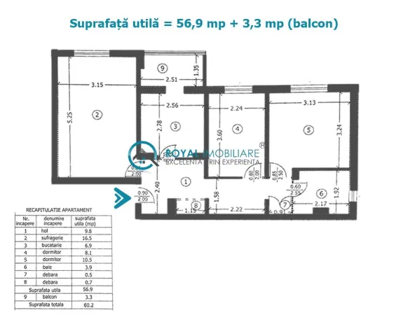 Apartament 3 camere Ploiești - poza 12