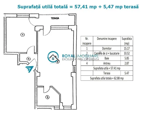 Apartament 2 camere Ploiești - poza 11