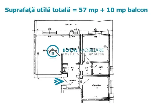 Apartament 3 camere Ploiești - poza 8