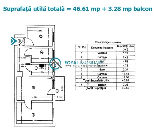 Apartament 3 camere Ploiești - poza 6