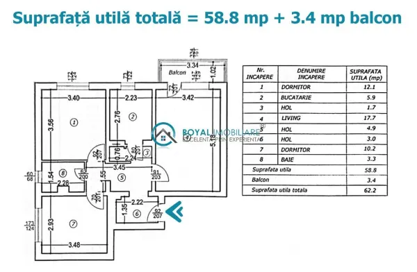 Apartament 3 camere Ploiești - poza 8