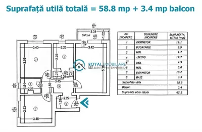 Apartament 3 camere Ploiești - poza 8