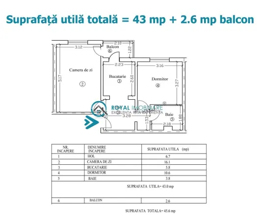 Apartament 2 camere Ploiești - poza 7