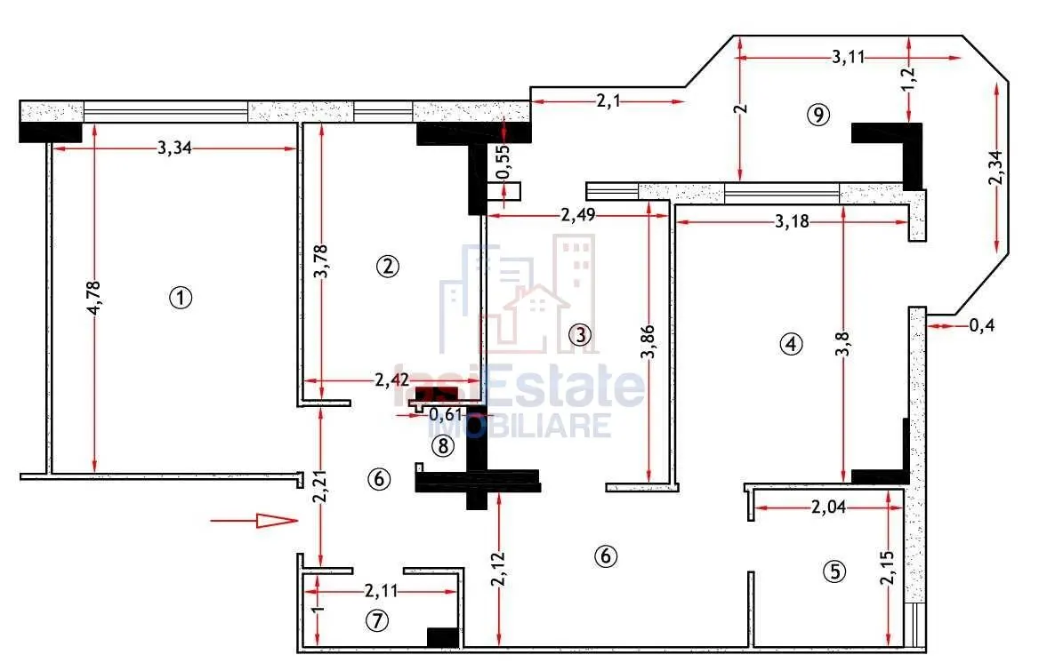 Apartament 3 camere Iași - poza 1