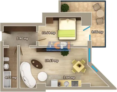 Apartament 2 camere Iași - poza 2