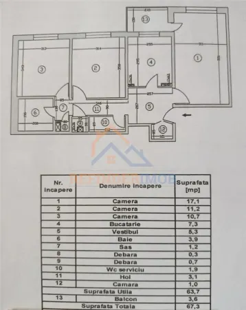 Apartament 3 camere București - poza 5