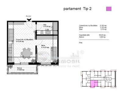 Apartament 2 camere Iași - poza 1