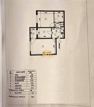 Apartament 2 camere Dragasani - poza 1