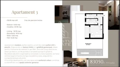 Apartament 1 camera Giroc - poza 1