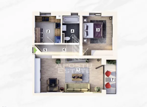 Apartament 2 camere Timișoara - poza 16