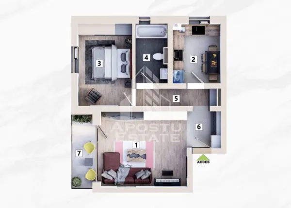 Apartament 2 camere Timișoara - poza 17