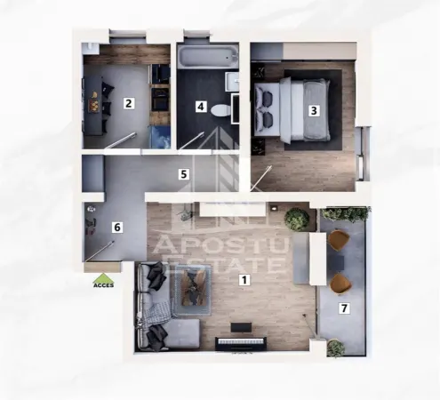 Apartament 2 camere Timișoara - poza 20