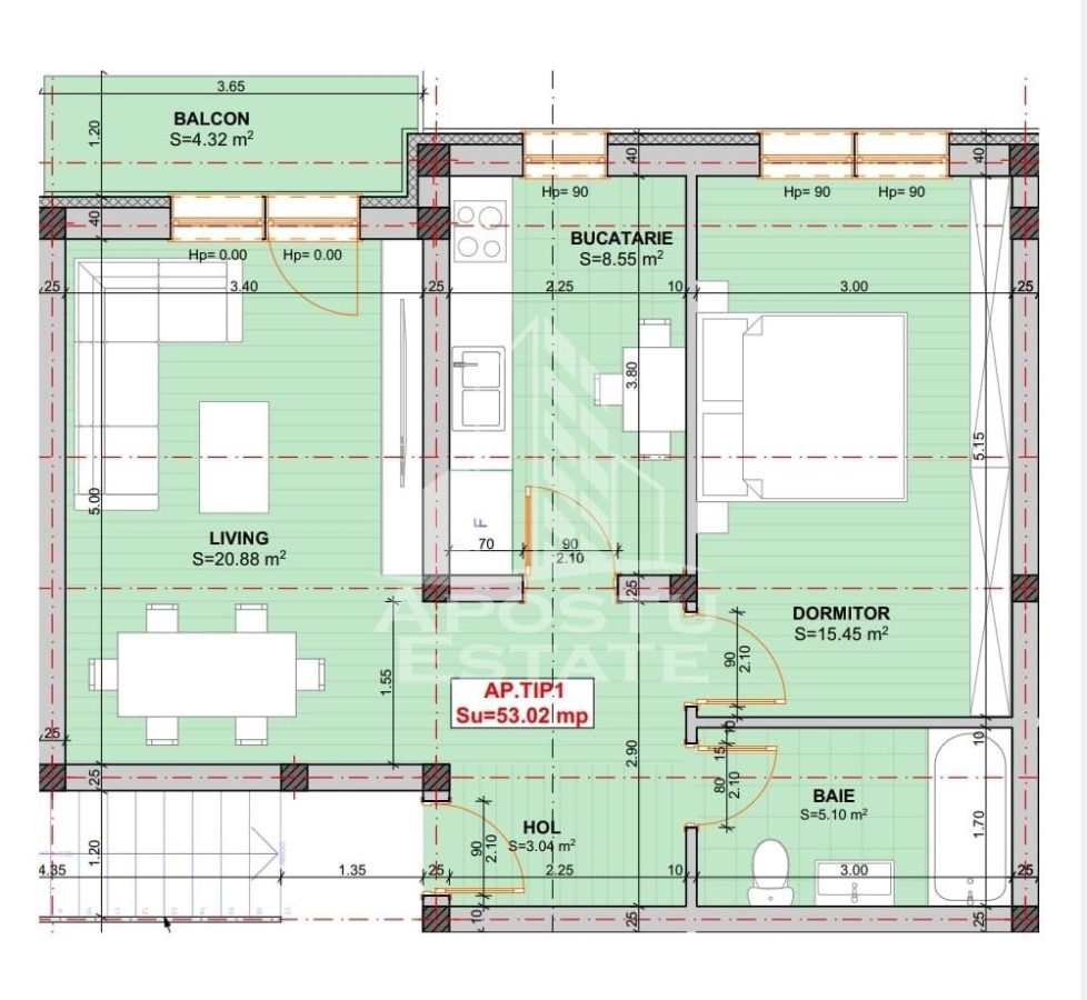 Apartament 3 camere Giroc - poza 7