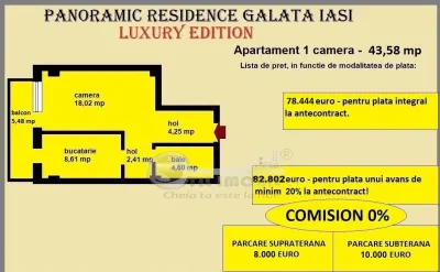 Apartament 1 camera Iași - poza 2