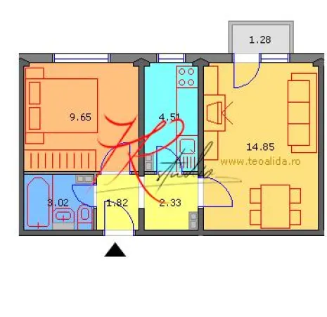 Apartament 2 camere București - poza 2