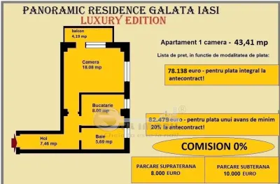 Apartament 1 camera Iași - poza 2