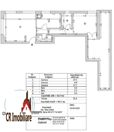 Apartament 3 camere București - poza 1