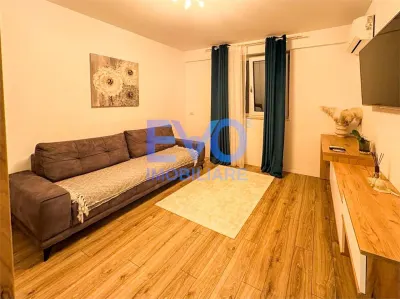 Apartament cu 2 camere, mobilat si utilat, incalzire prin pardoseala, zona Valea Adanca - Iasi