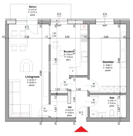Apartament 2 camere Pitești - poza 11