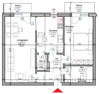 Apartament 2 camere Pitești - poza 15