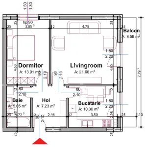 Apartament 2 camere Pitești - poza 10