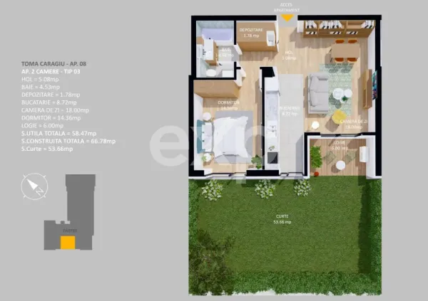 Apartament 2 camere Voluntari - poza 5