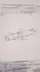 Teren 378 mp, cu casa demolabila, deschidere 8 m, Pisc - Braila