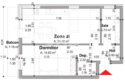 Apartament 2 camere Pitești - poza 12
