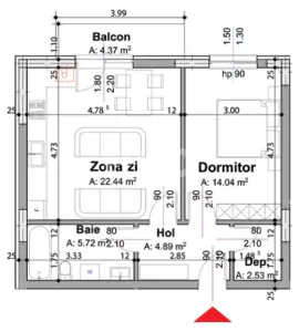 Apartament 2 camere Pitești - poza 13