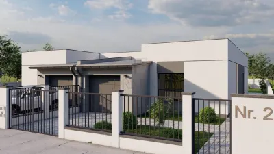 Duplex 3 camere - garaj - teren 400 mp - Mosnita Noua