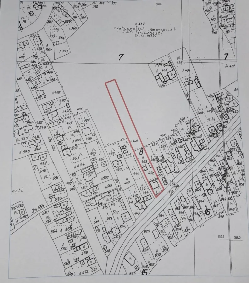 TEREN INTRAVILAN 2.422 MP – CIOFLICENI, SNAGOV – STRADA PRINCIPALĂ – TOATE UTILITĂȚILE – ZONĂ LINIȘTITĂ - Snagov