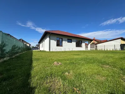 Jumatate de duplex pe parter, 3 dormitoare, curte uriasa de 383 mp, strada asfaltata - Mosnita Noua