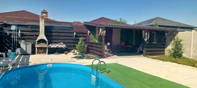 Casă nouă Săbăreni, terasă, piscină, foișor, barbeque, curte 440 mp - Sabareni