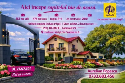 VARASTI (GR) - SE VINDE CASA P+1+M (4 CAM) - Varasti