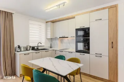 Apartament mobilat lux 2 camere cu balcon in Coresi - Brasov
