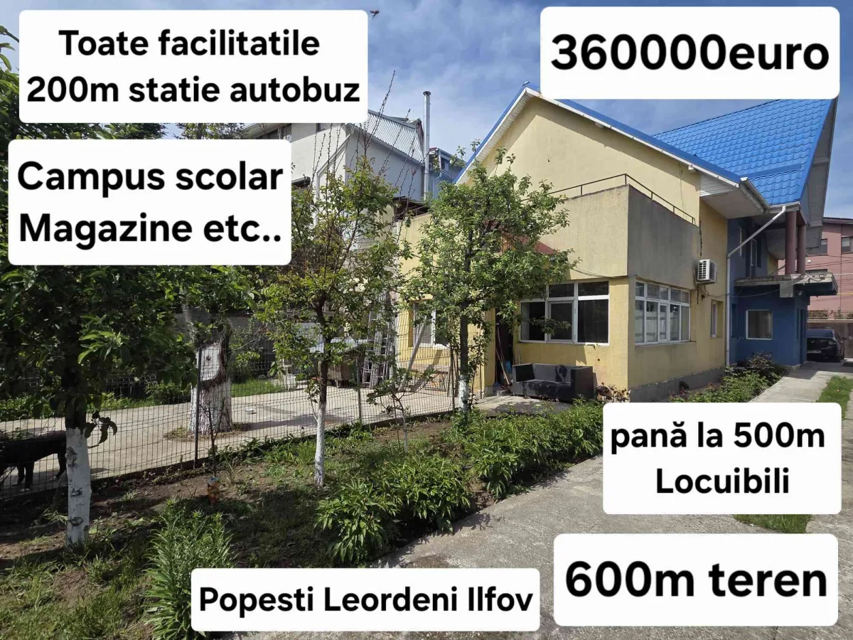 Casă 10 camere Popești-Leordeni - poza 1
