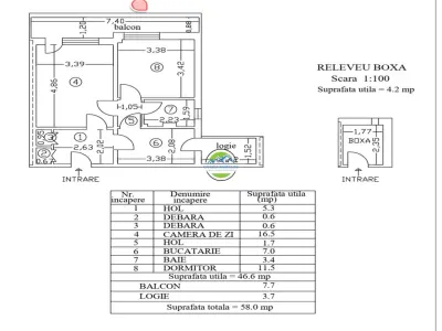 SUD BOBALNA  APARTAMENT 2 CAMERE DE VANZARE - Ploiesti