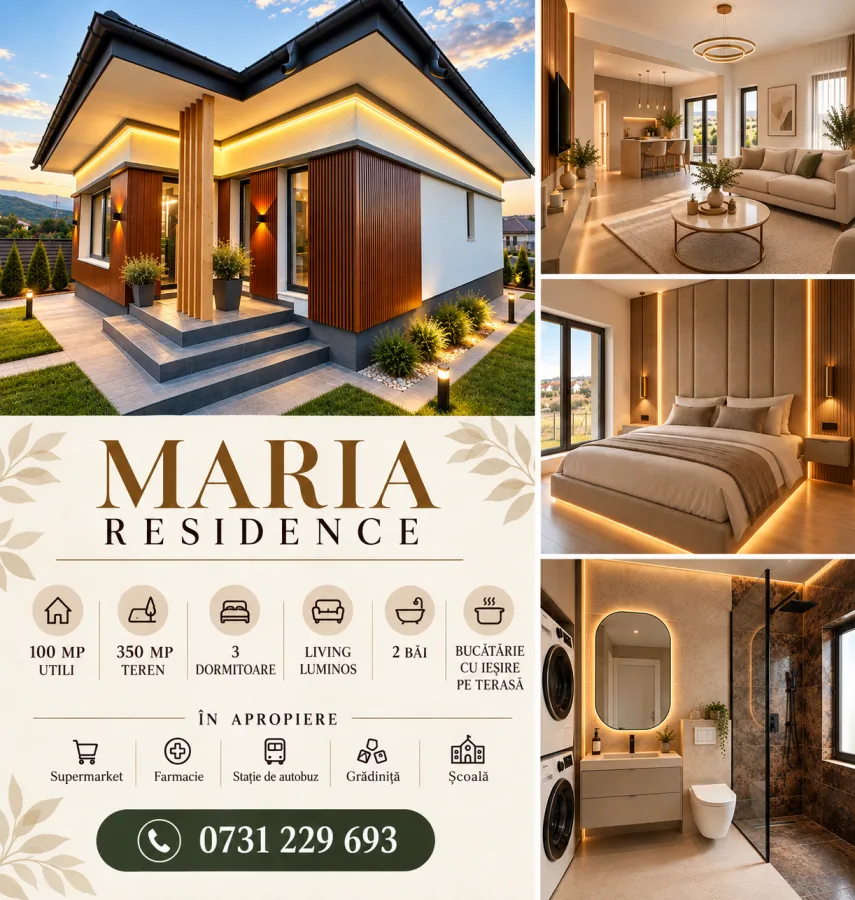 Casa parter Maria Residence - Valea Adanca