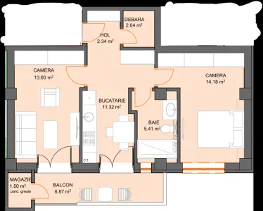 Apartament 2 camere Șelimbăr - poza 5