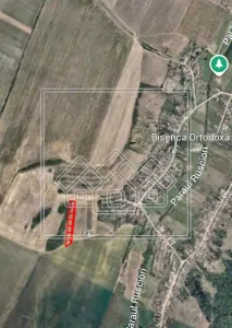 4 parcele teren 614-651 mp Rusciori ,la 10 min de Sibiu, deschidere 30m - Rusciori