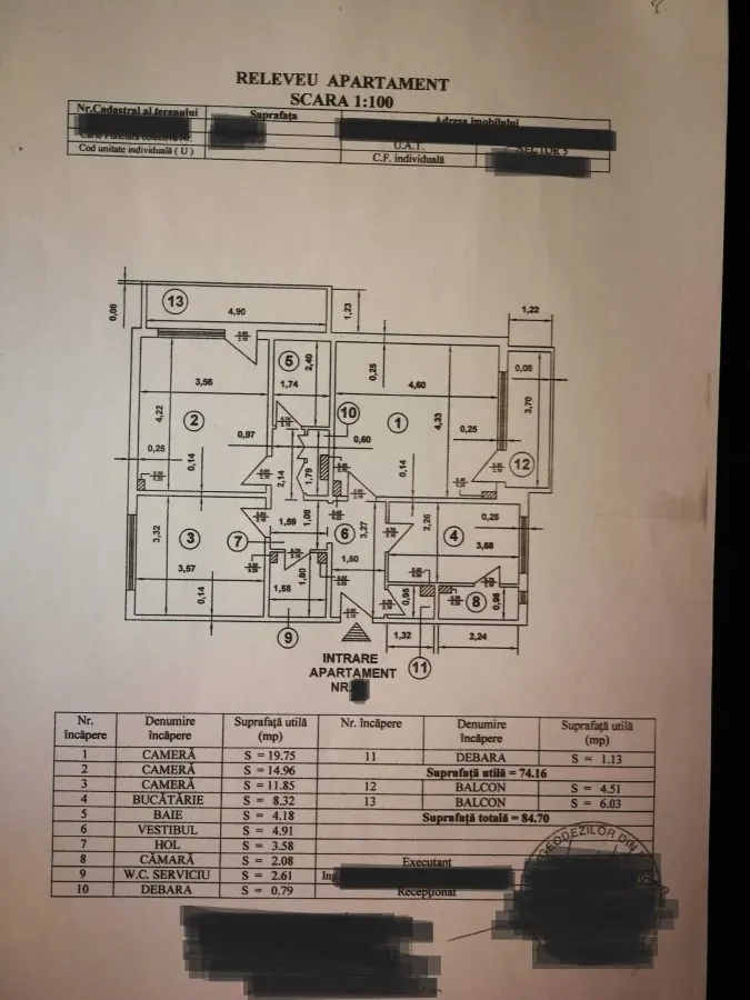 Apartament 3 camere București - poza 1