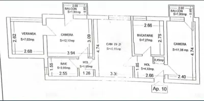 Apartament 3 camere Constanța - poza 1