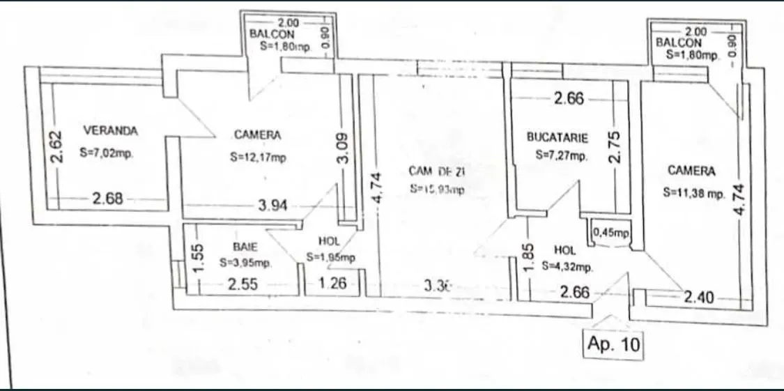 Apartament 3 camere Constanța - poza 1