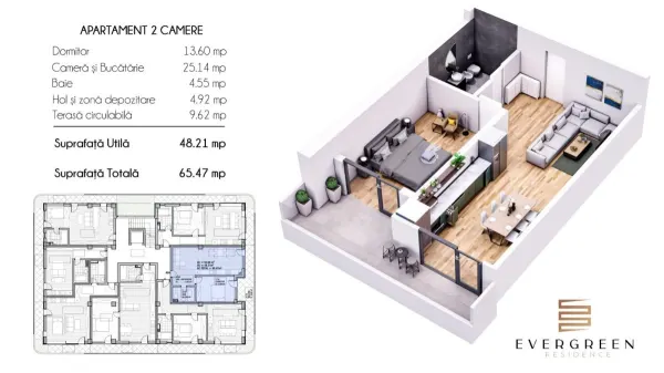 Apartament 2 camere Mamaia - poza 1